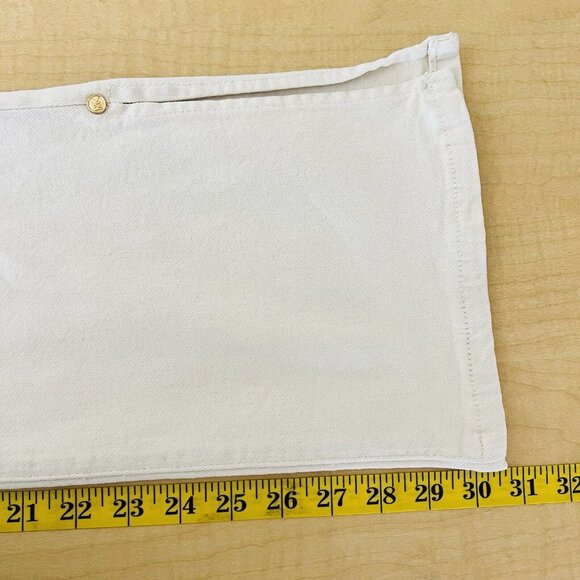 Michael Kors Women Selma Bootcut Stretch Jeans Size 2 High Rise Slim Bone Color - Picture 13 of 16